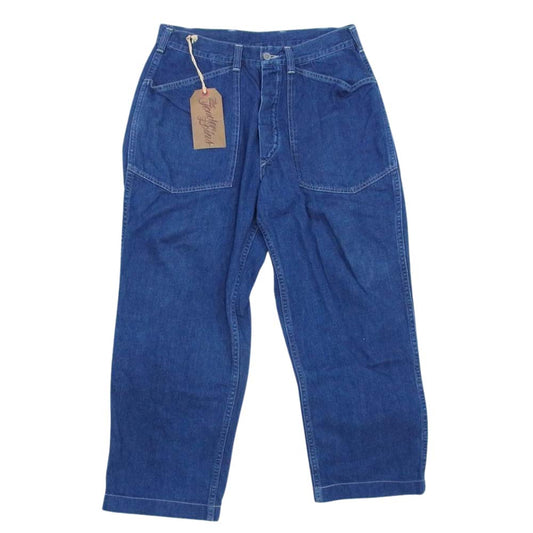 TENDERLOIN テンダーロイン T-DENIM TROUSERS WASH デニム トラウザーズ ウォッシュ インディゴ シンチバック パンツ インディゴブルー系 S【中古】