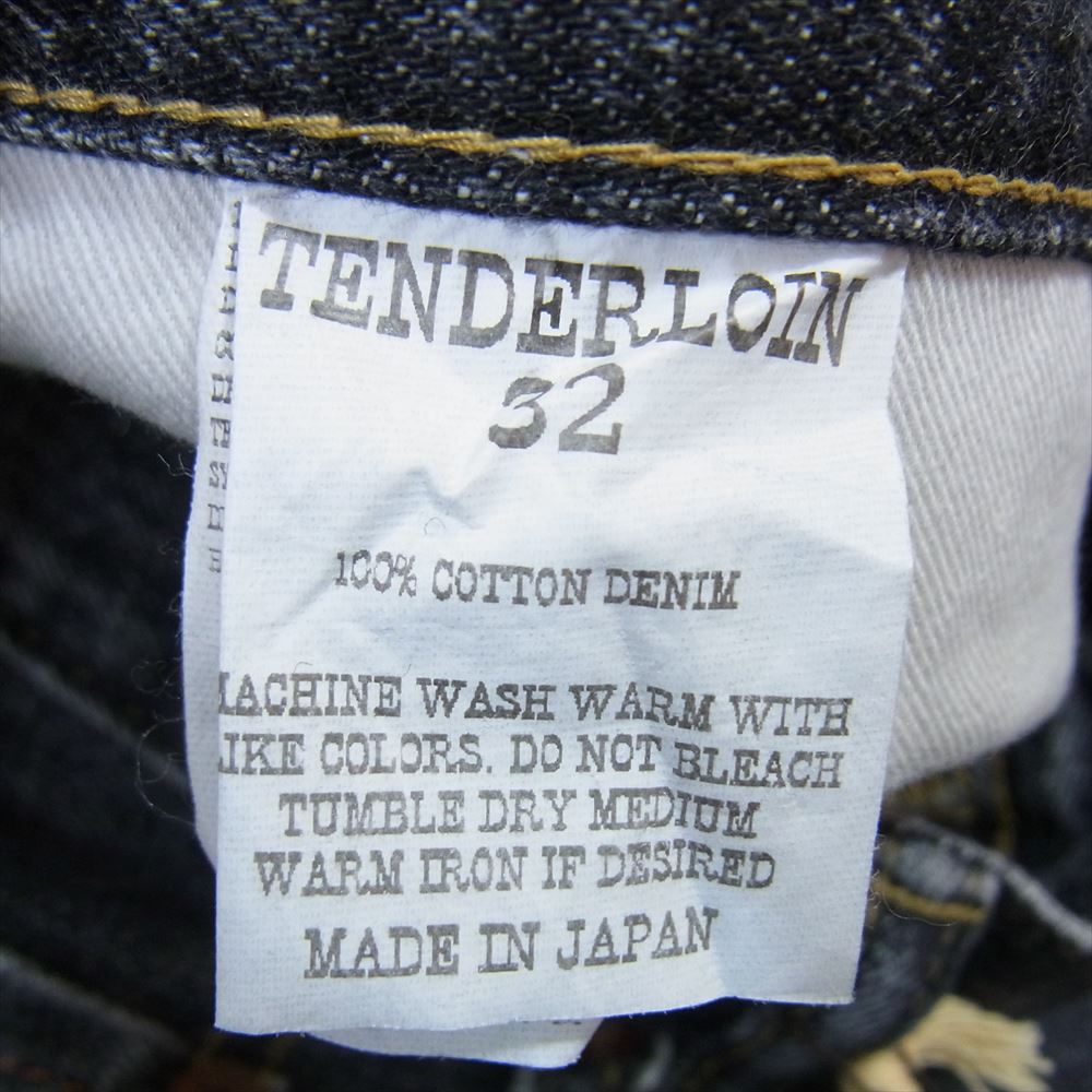 TENDERLOIN テンダーロイン T-DENIM PNT WASH BLACK デニムパンツ ブラック系 32【中古】