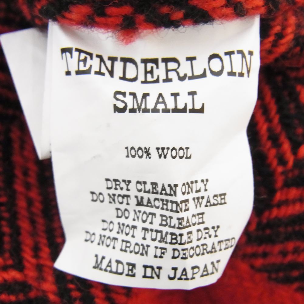 TENDERLOIN テンダーロイン T-BUFFALO SHT JKT バッファロー シャツ ジャケット レッド系 S【中古】