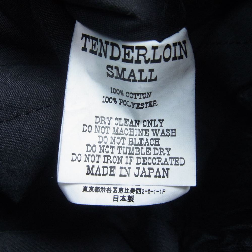 TENDERLOIN テンダーロイン T-ATX MA-1 ACID 中綿ブルゾン フライトジャケット ブラック系 S【中古】