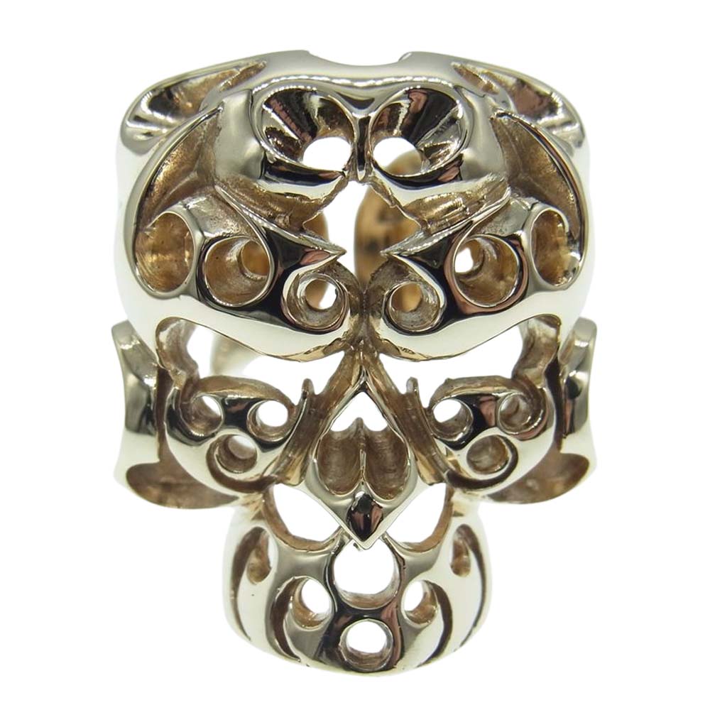 TENDERLOIN テンダーロイン 【新品仕上げ済み】T-SKULL RING GOLD 8K ボルネオスカル リング 19号【極上美品】【中古】