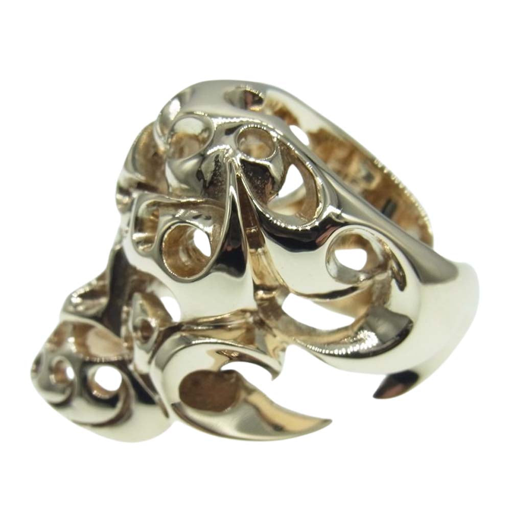 TENDERLOIN テンダーロイン 【新品仕上げ済み】T-SKULL RING GOLD 8K ボルネオスカル リング 19号【極上美品】【中古】