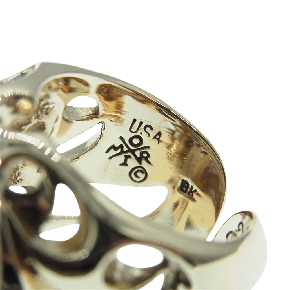 TENDERLOIN テンダーロイン 【新品仕上げ済み】T-SKULL RING GOLD 8K ボルネオスカル リング 19号【極上美品】【中古】