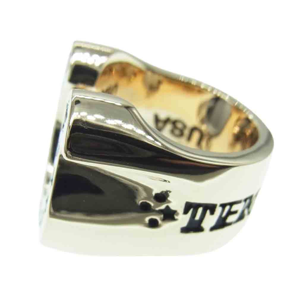 TENDERLOIN テンダーロイン 【新品仕上げ済み】T-H.S RING CHICK SIZE GOLD STONE ホースシュー 8K ゴールド ダイヤモンド リング 10号【極上美品】【中古】