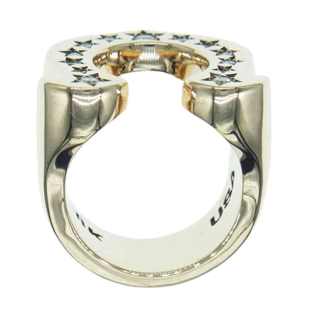 TENDERLOIN テンダーロイン 【新品仕上げ済み】T-H.S RING CHICK SIZE GOLD STONE ホースシュー 8K ゴールド ダイヤモンド リング 10号【極上美品】【中古】