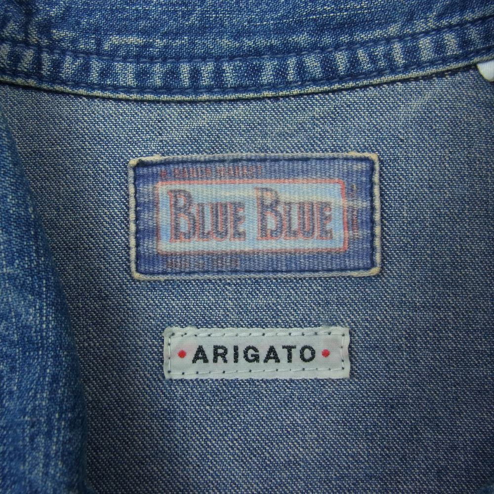 BLUE BLUE ブルーブルー デニム カバーオール ジャケット インディゴブルー系 2【中古】