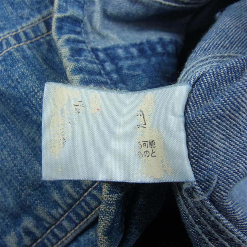 BLUE BLUE ブルーブルー デニム カバーオール ジャケット インディゴブルー系 2【中古】