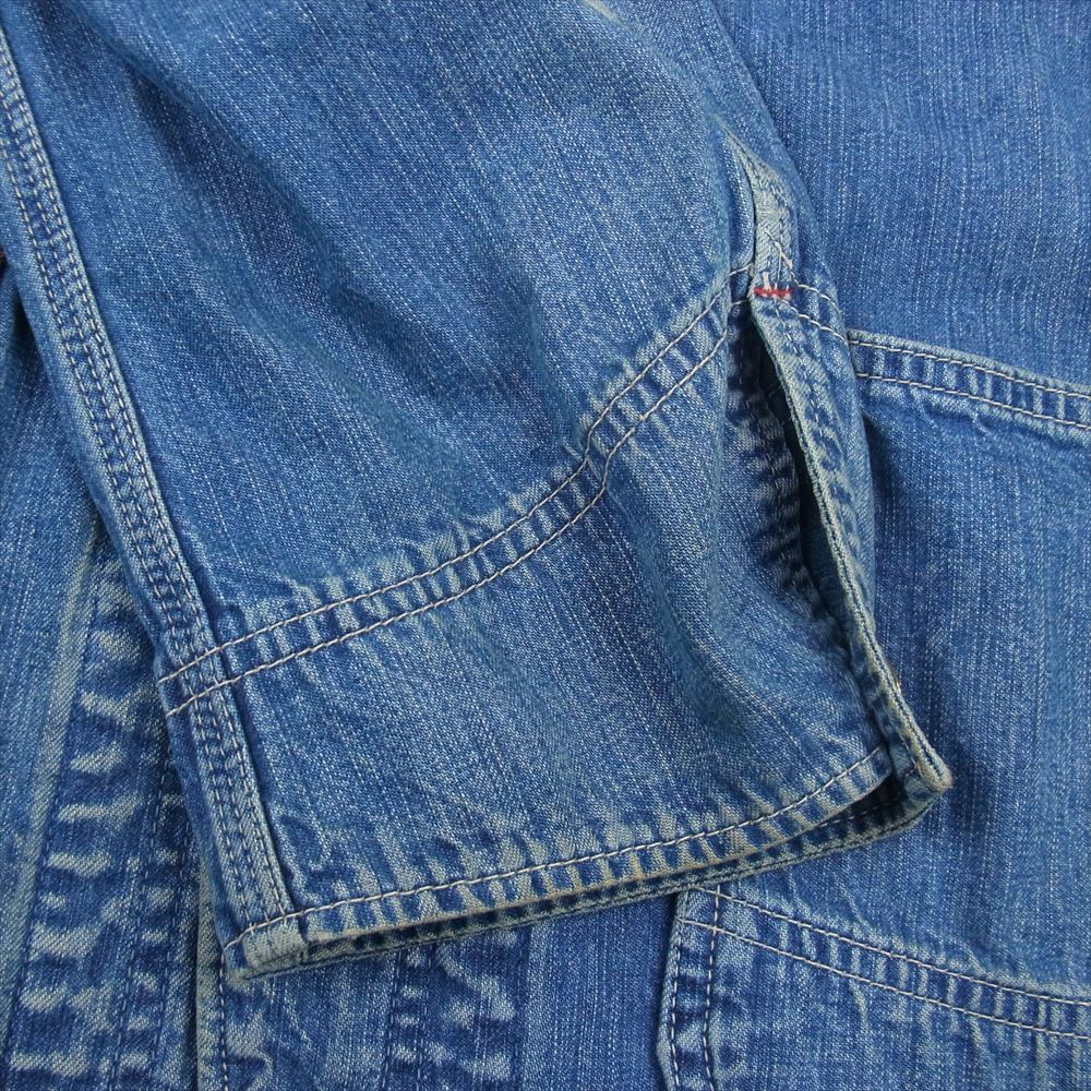 BLUE BLUE ブルーブルー デニム カバーオール ジャケット インディゴブルー系 2【中古】