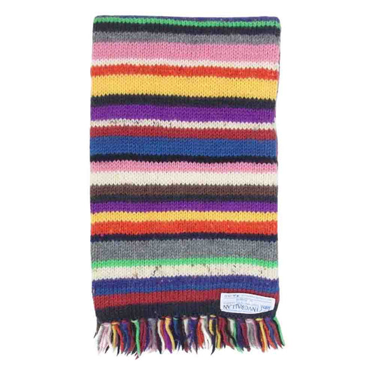 INVERALLAN インバーアラン for SHIPS シップス マルチカラー ニット マフラー マルチカラー系【中古】