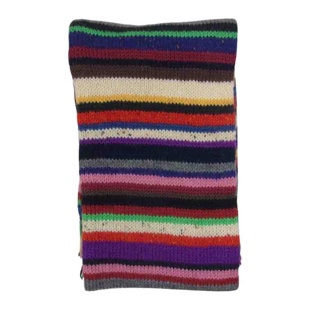 INVERALLAN インバーアラン for SHIPS シップス マルチカラー ニット マフラー マルチカラー系【中古】