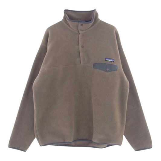 patagonia パタゴニア 07AW 25450F7 07年製 USA製 SYNCHILLA シンチラ スナップT フリース ジャケット カーキ系 M【中古】