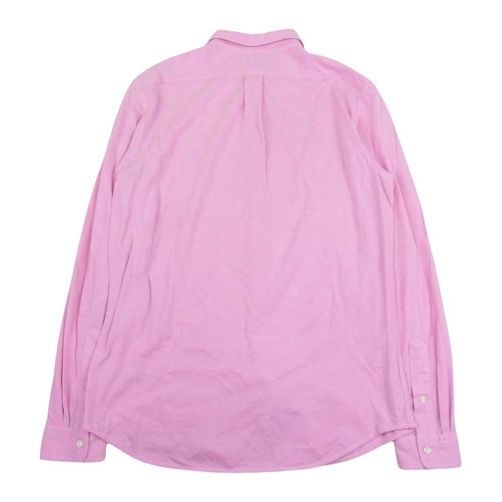 POLO RALPH LAUREN ポロ・ラルフローレン 710577455003 ニット オックスフォード ポニー刺繍 長袖 シャツ  ピンク系 L【中古】