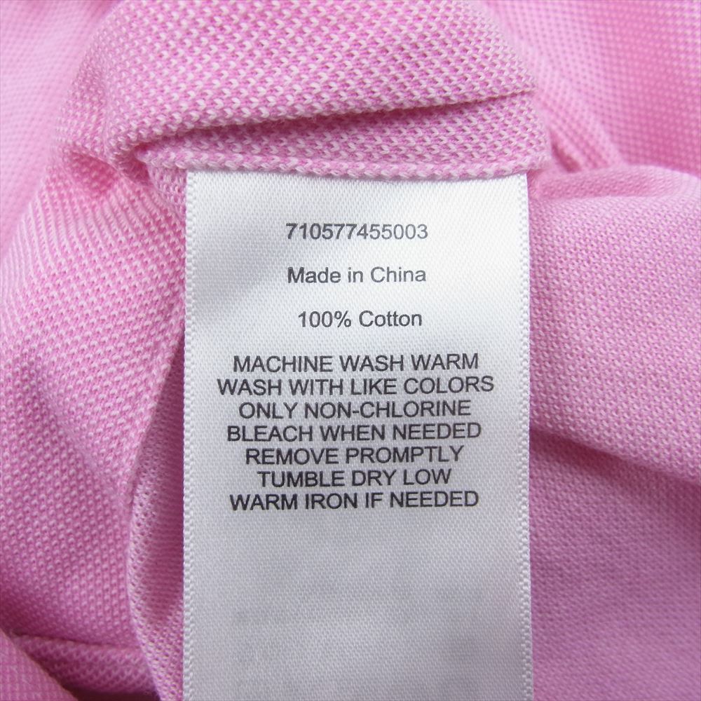 POLO RALPH LAUREN ポロ・ラルフローレン 710577455003 ニット オックスフォード ポニー刺繍 長袖 シャツ  ピンク系 L【中古】