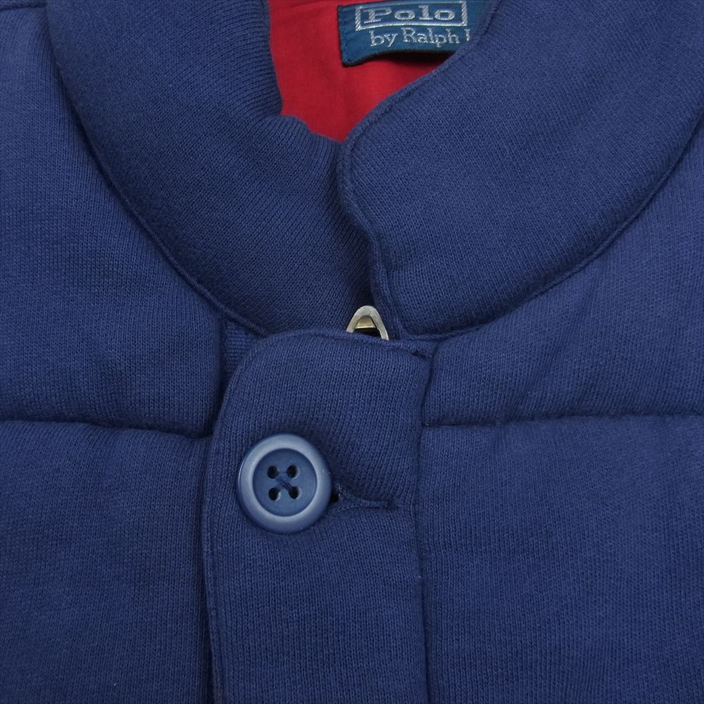POLO RALPH LAUREN ポロ・ラルフローレン 0487220 ツートーン 中綿 ベスト ネイビー系 L【中古】