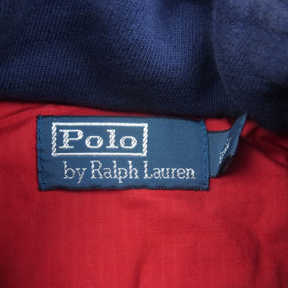 POLO RALPH LAUREN ポロ・ラルフローレン 0487220 ツートーン 中綿 ベスト ネイビー系 L【中古】