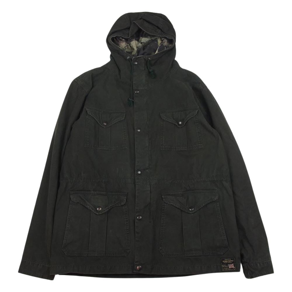 POLO RALPH LAUREN ポロ・ラルフローレン 7282105RNCT Denim & Supply 裏地 総柄 ミリタリージャケット カーキ系 L【中古】