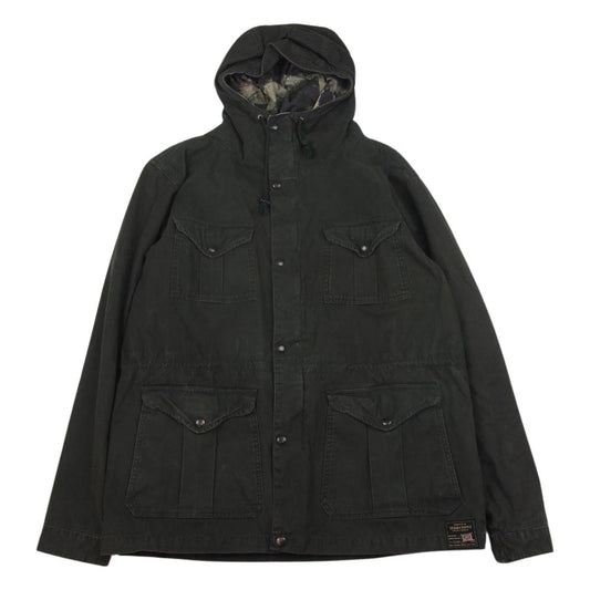 POLO RALPH LAUREN ポロ・ラルフローレン 7282105RNCT Denim & Supply 裏地 総柄 ミリタリージャケット カーキ系 L【中古】