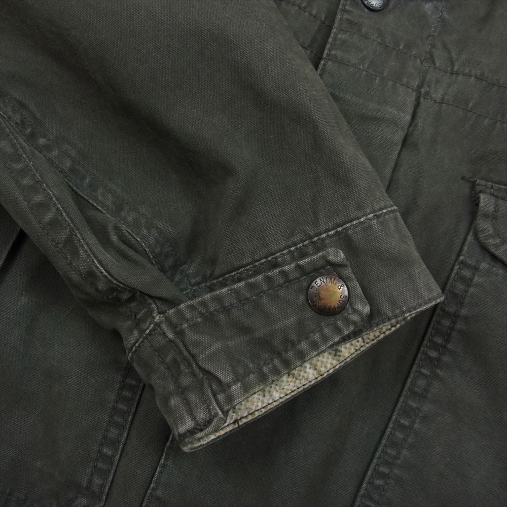 POLO RALPH LAUREN ポロ・ラルフローレン 7282105RNCT Denim & Supply 裏地 総柄 ミリタリージャケット カーキ系 L【中古】