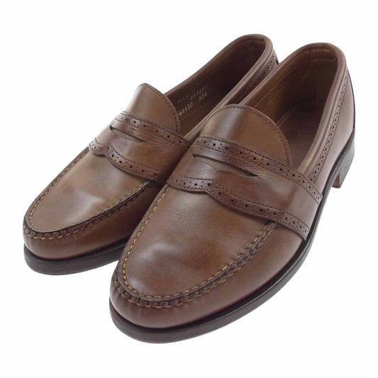 POLO RALPH LAUREN ポロ・ラルフローレン 052602 アメリカ製 コインローファー ブラウン系 US 7E【中古】