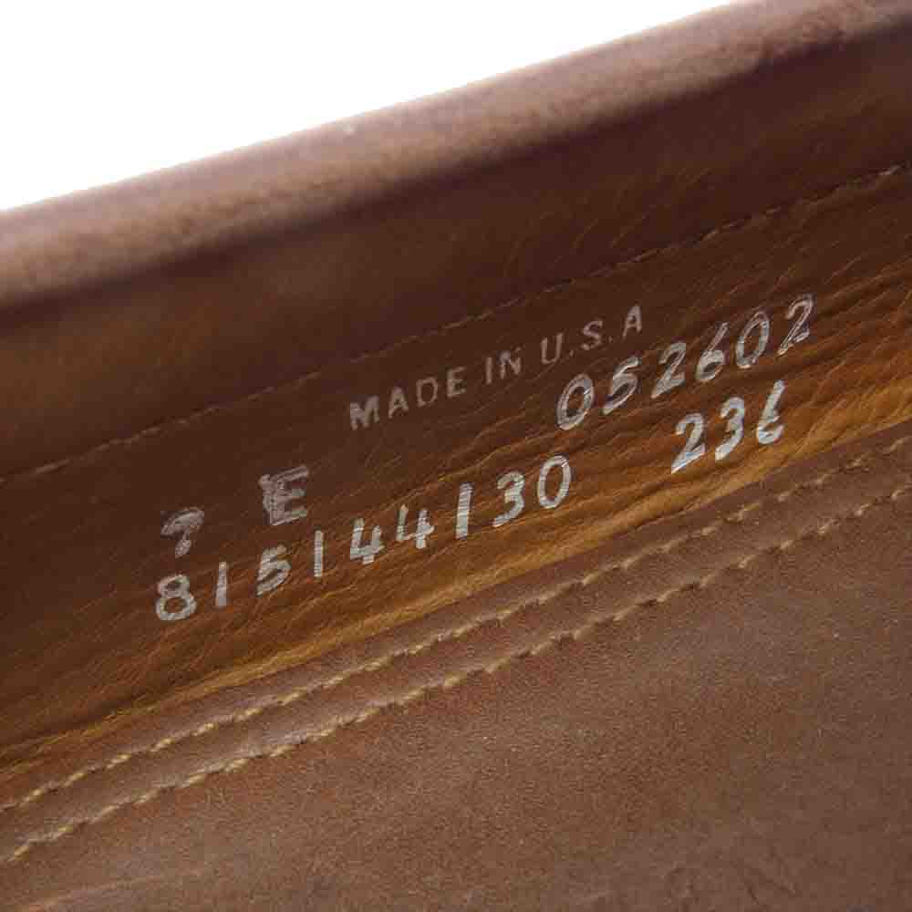 POLO RALPH LAUREN ポロ・ラルフローレン 052602 アメリカ製 コインローファー ブラウン系 US 7E【中古】