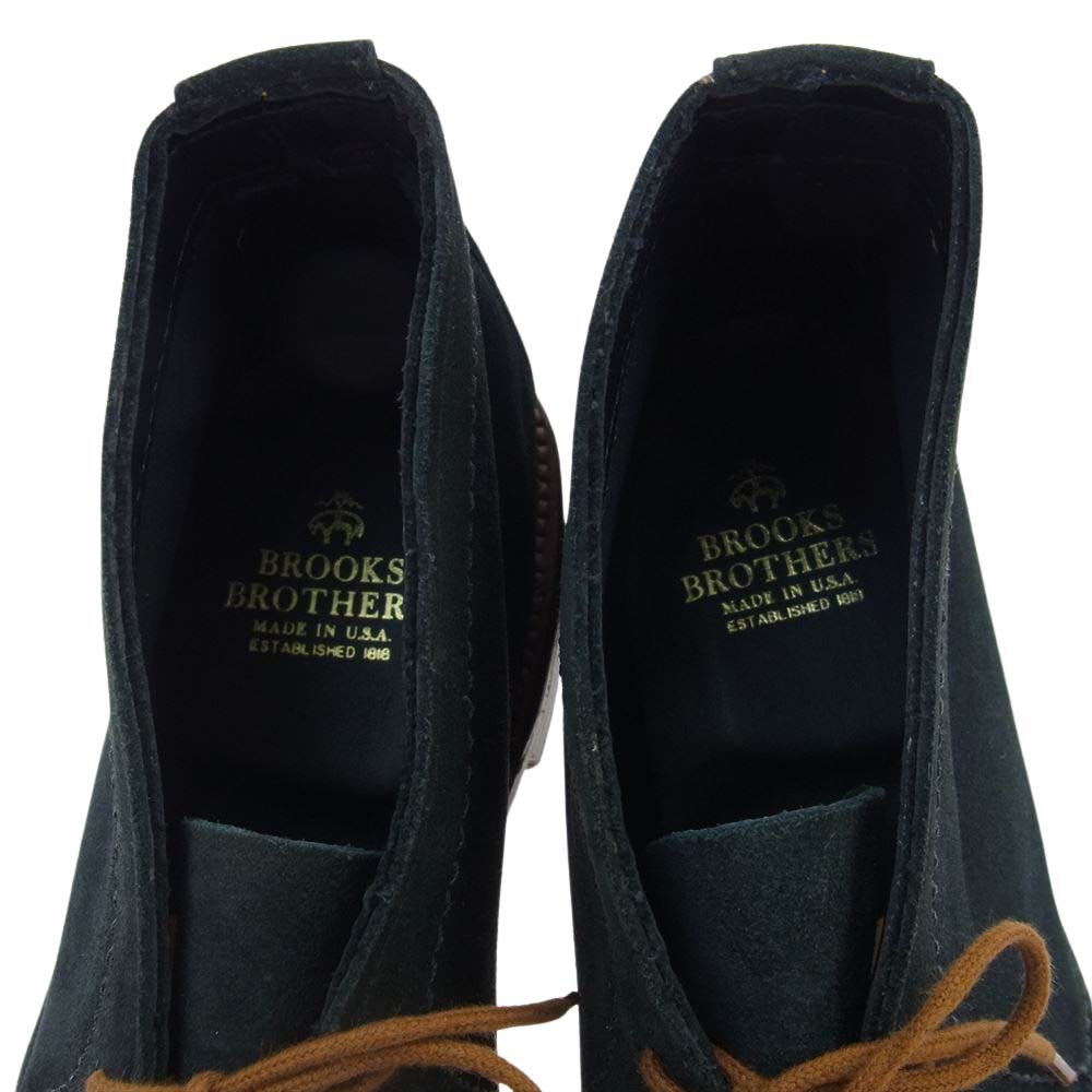 ALDEN オールデン 29146 アメリカ製 BROOKS BROTHERS ブルックスブラザーズ別注 スエード チャッカブーツ  ネイビー系 8 1/2D【極上美品】【中古】