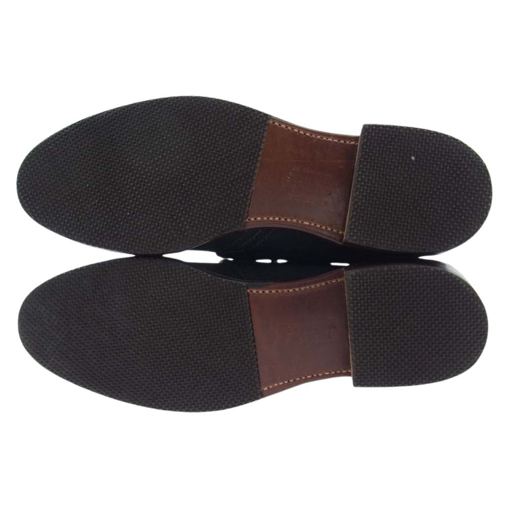 ALDEN オールデン 29146 アメリカ製 BROOKS BROTHERS ブルックスブラザーズ別注 スエード チャッカブーツ  ネイビー系 8 1/2D【極上美品】【中古】
