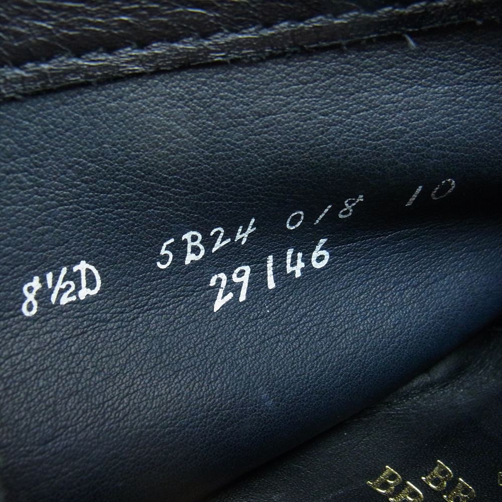 ALDEN オールデン 29146 アメリカ製 BROOKS BROTHERS ブルックスブラザーズ別注 スエード チャッカブーツ  ネイビー系 8 1/2D【極上美品】【中古】