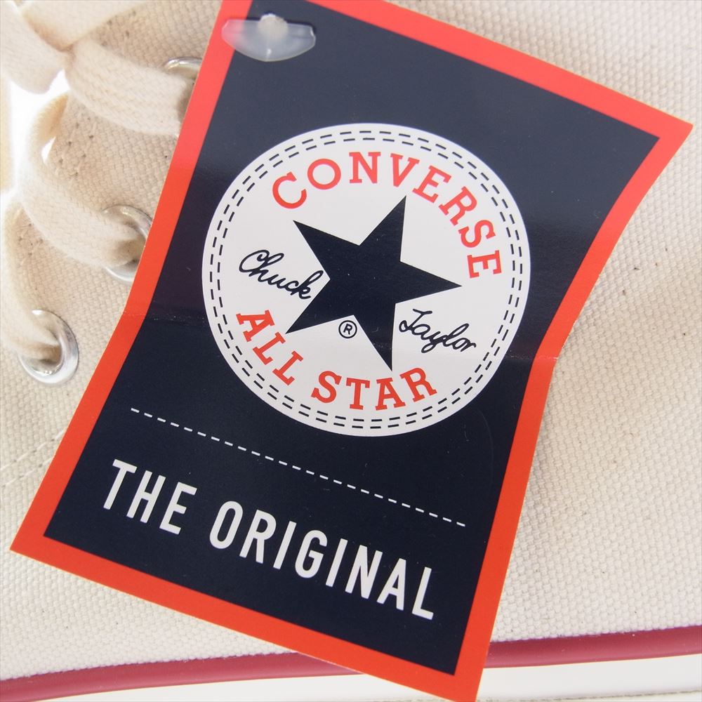 CONVERSE コンバース ALLSTAR CANVAS J HI Made In Japan 日本製 オールスター ハイカット キャンバス スニーカー ホワイト系 27.5【新古品】【未使用】【中古】