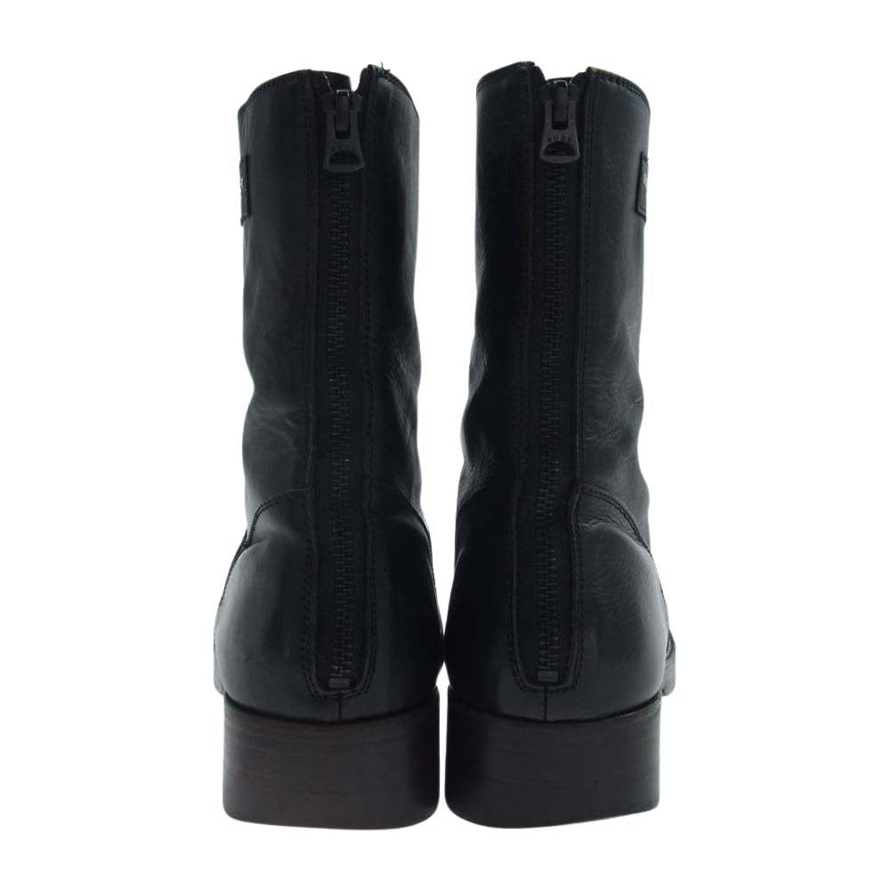 RUDE GALLERY ルードギャラリー バックジップ レザー ブーツ ブラック系 2【中古】