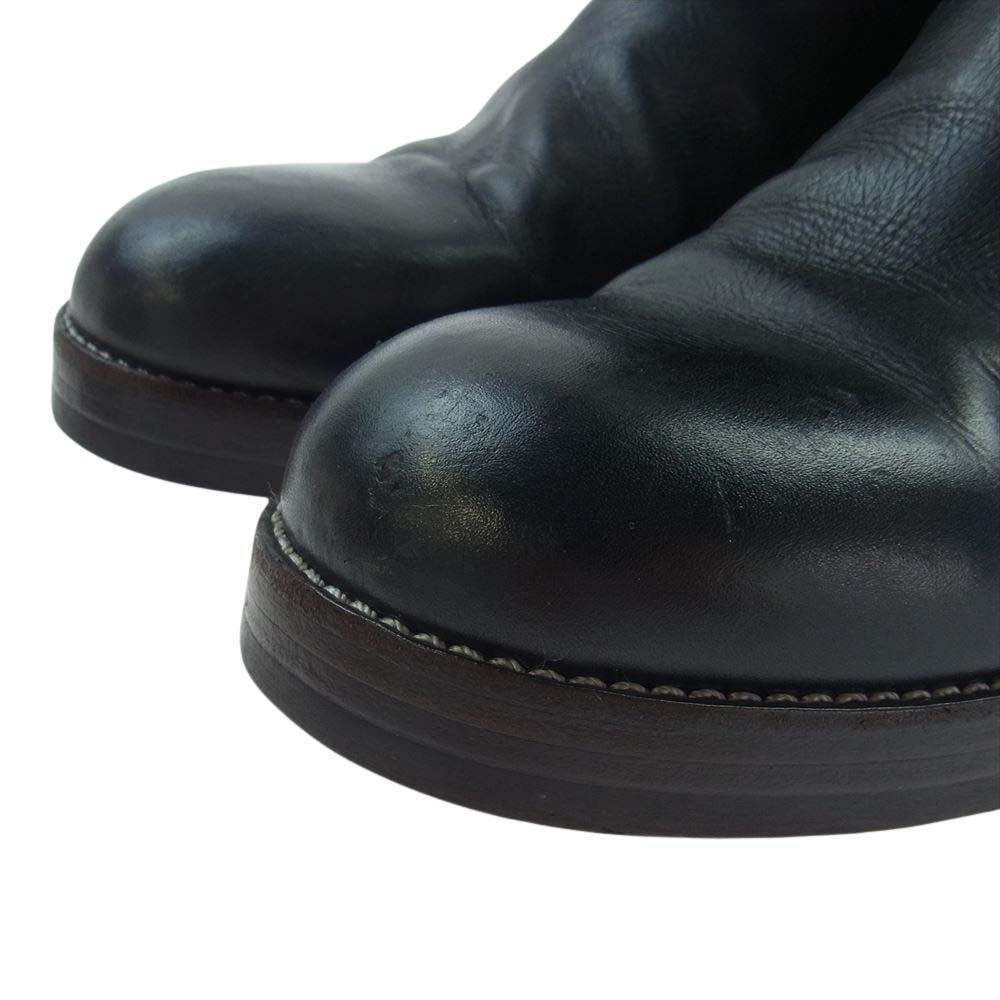 RUDE GALLERY ルードギャラリー バックジップ レザー ブーツ ブラック系 2【中古】