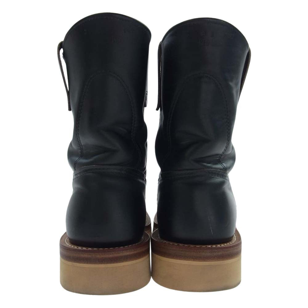 RED WING レッドウィング 8169 90s 縦羽タグ ペコス レザー ブーツ ブラック系【中古】