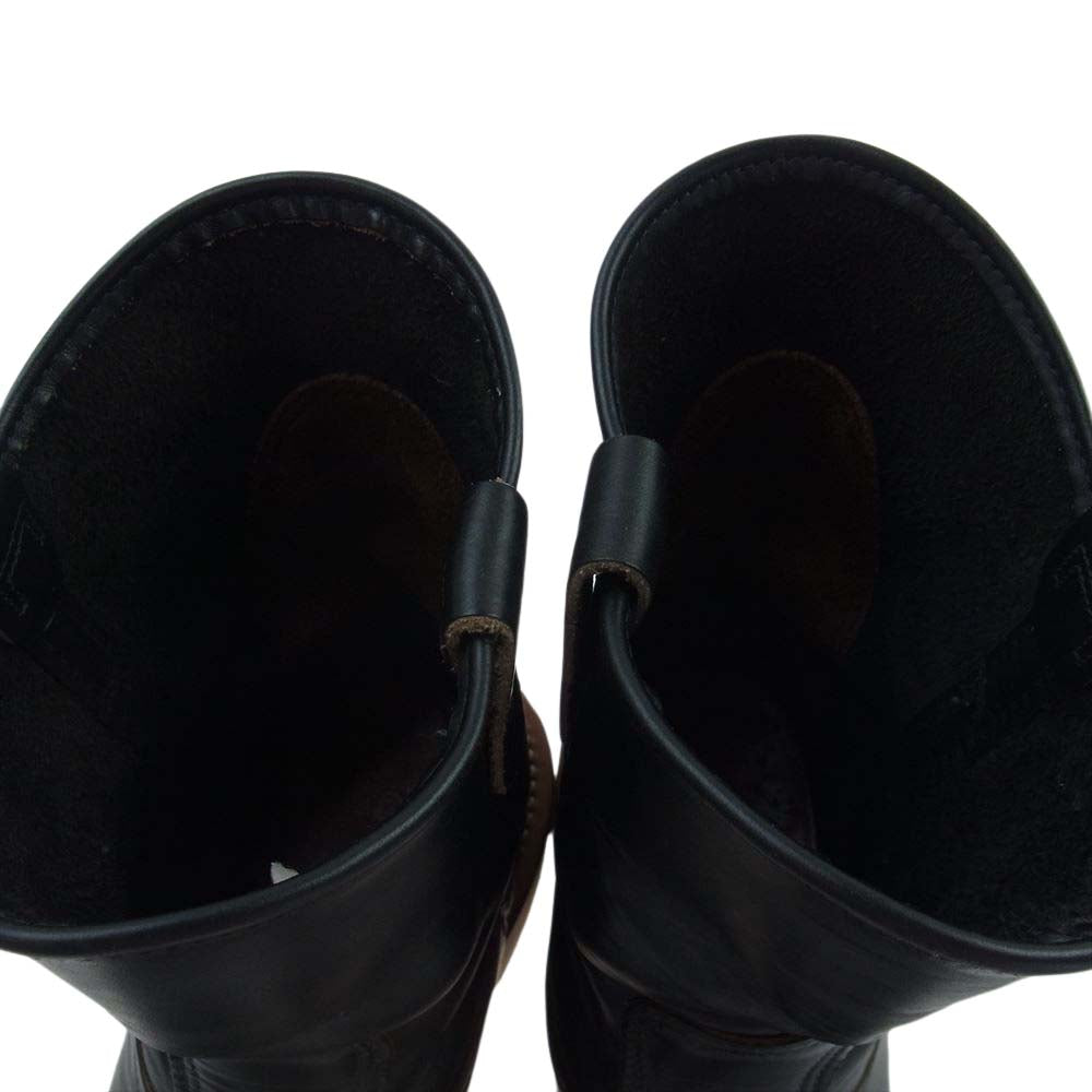 RED WING レッドウィング 8169 90s 縦羽タグ ペコス レザー ブーツ ブラック系【中古】