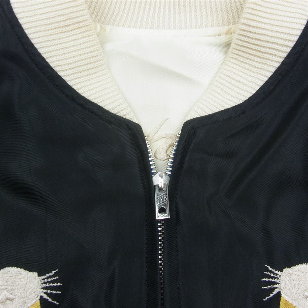 TAILOR TOYO テイラー東洋 TT14213BM × BEAMS ビームス 虎 リバーシブル スカジャン ブルゾン ジャケット ブラック系 L【中古】