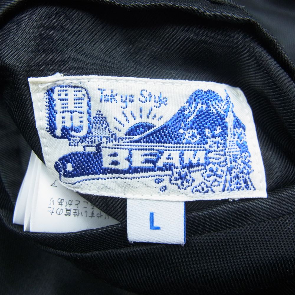 TAILOR TOYO テイラー東洋 TT14213BM × BEAMS ビームス 虎 リバーシブル スカジャン ブルゾン ジャケット ブラック系 L【中古】