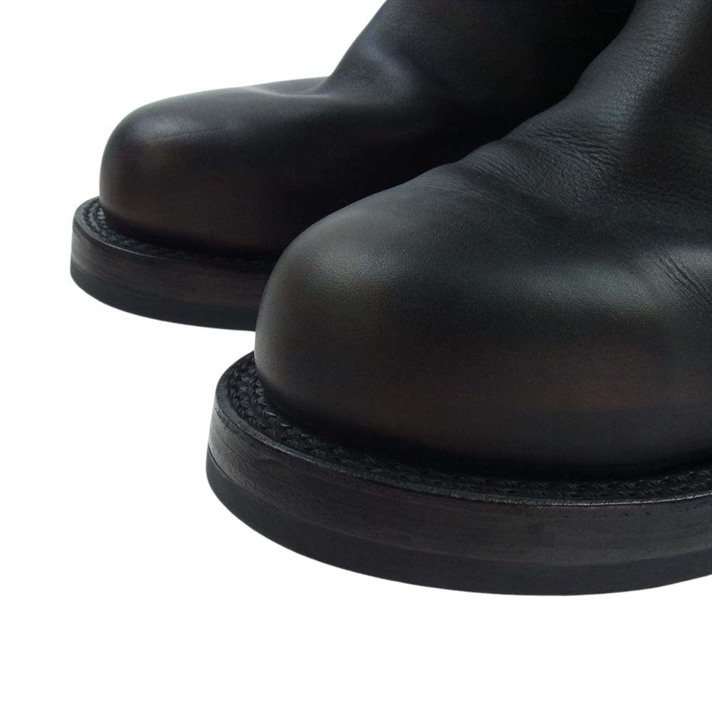 MADE IN GM JAPAN メイドインジーエムジャパン Engineer Boots p×i×b オールブラック カスタム エンジニア レザー ブーツ ブラック系 8.5【美品】【中古】