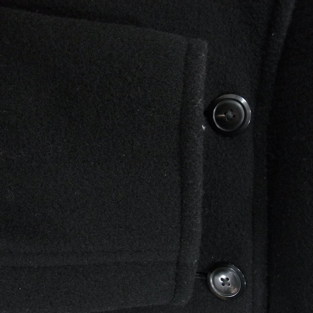 markaware マーカウェア ウール ロング Pコート ブラック系 2【中古】