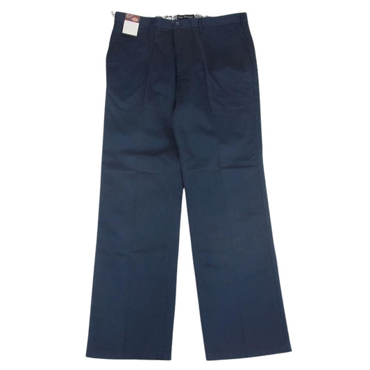 STUSSY ステューシー UXST01M × DICKIES ディッキーズ ワーク パンツ ネイビー系 36【美品】【中古】