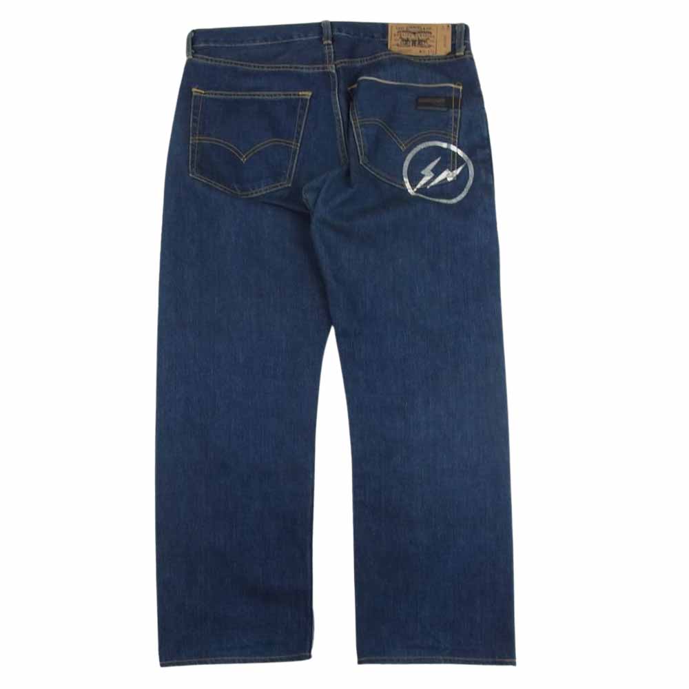 Levi's リーバイス 505-0207 × FRAGMENT DESIGN フラグメントデザイン Fenom 日本製 ボタン裏J09 ストレート デニム パンツ インディゴブルー系 36【中古】