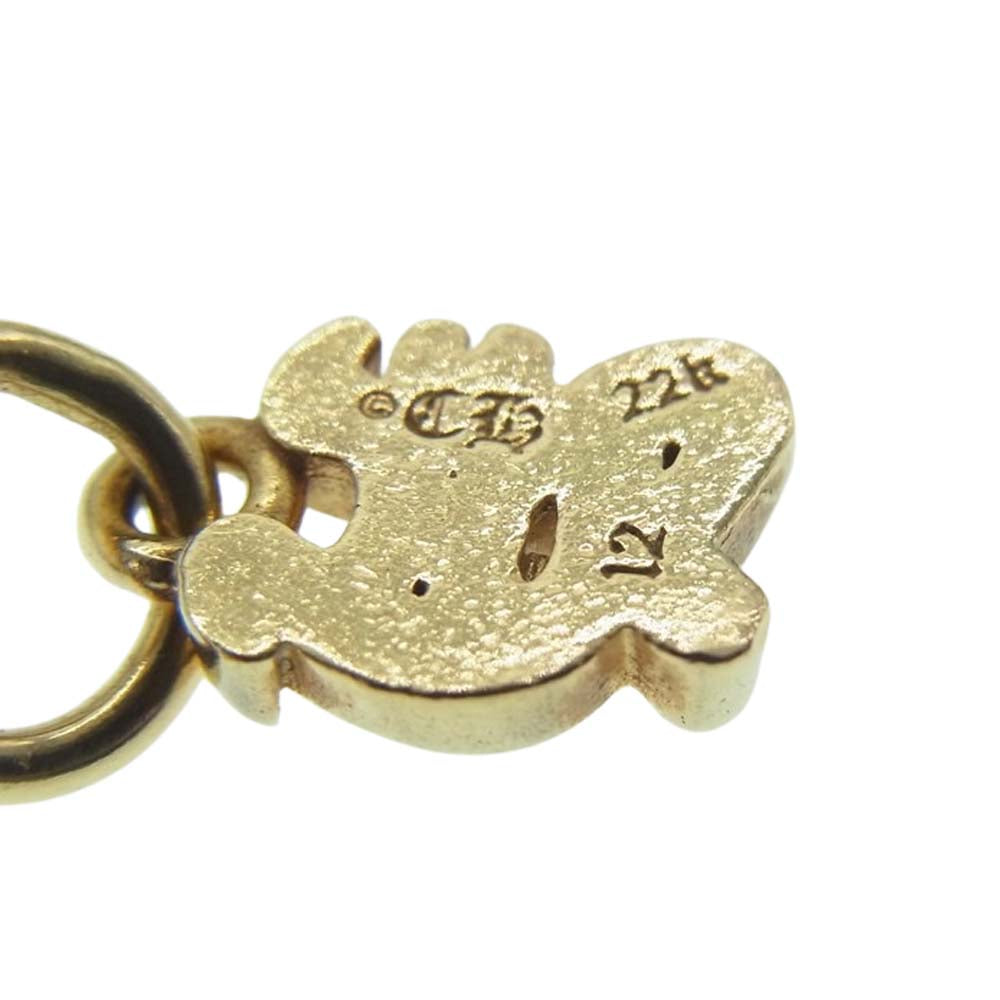 CHROME HEARTS クロムハーツ（原本有） 22K STACK ALPHABET MINI アルファベット チャーム ミニ Y ゴールド系【中古】