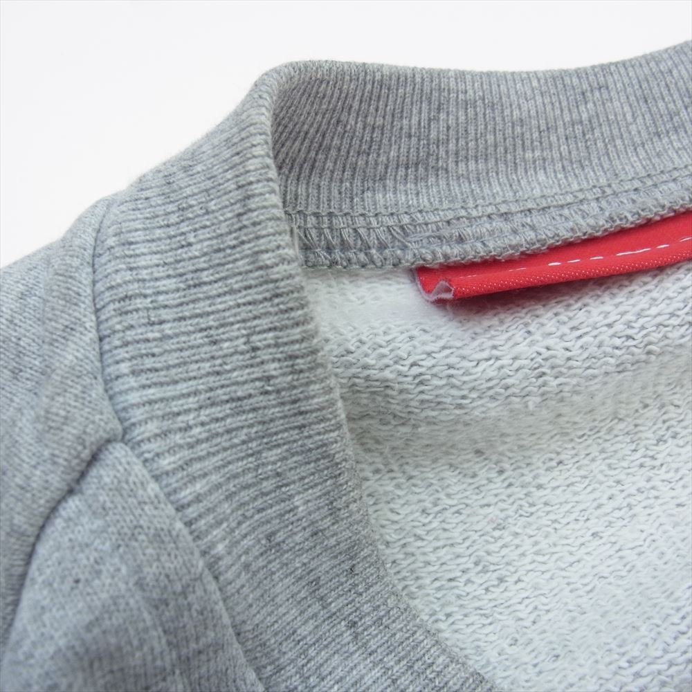 Supreme シュプリーム 15SS Athletic Split Crewneck アスレチック スプリット クルーネック スウェット グレー系 M【中古】