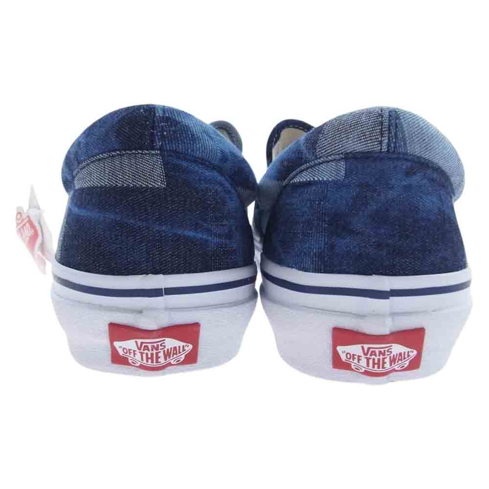 VANS バンズ 562372-0001 SLIP ON DENIM 98CL P.W/DNM デニム パッチワーク スリッポン スニーカー ブルー系 26.0cm【新古品】【未使用】【中古】