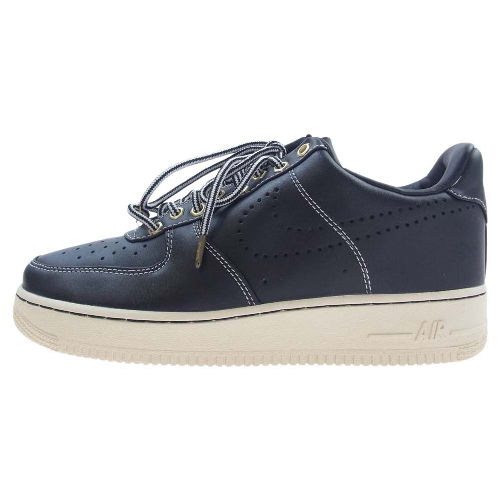 NIKE ナイキ 318775-009 AIR FORCE 1 LOW PREMIUM エアフォース 1 ロー プレミアム ブラック スニーカー ブラック系 26cm【中古】