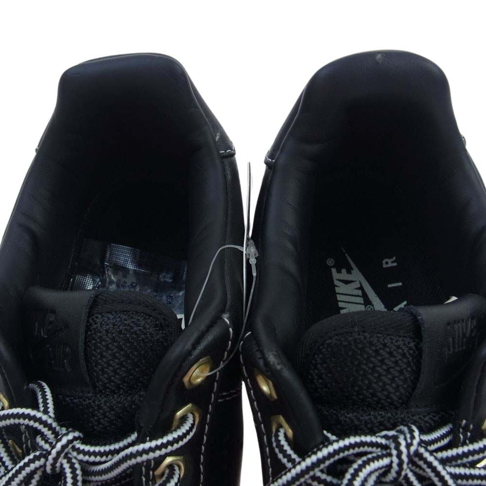 NIKE ナイキ 318775-009 AIR FORCE 1 LOW PREMIUM エアフォース 1 ロー プレミアム ブラック スニーカー ブラック系 26cm【中古】