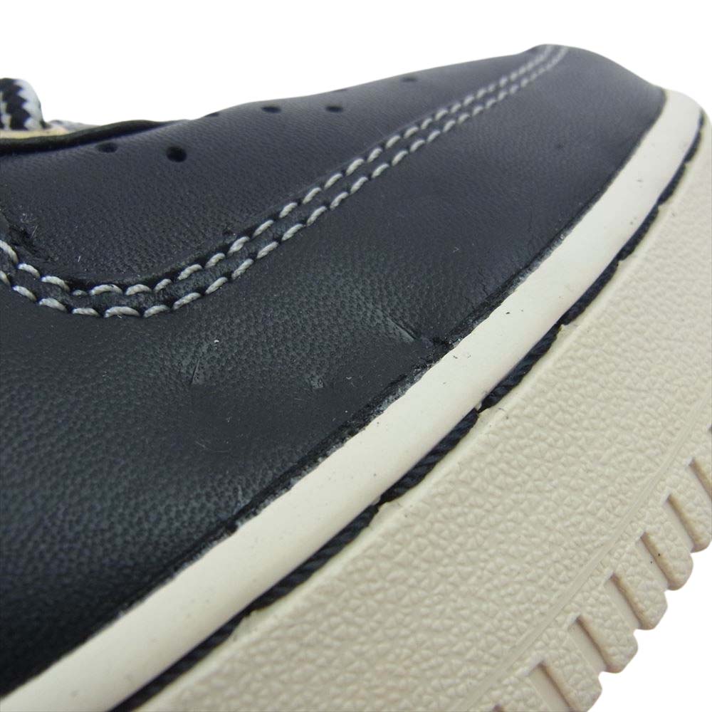 NIKE ナイキ 318775-009 AIR FORCE 1 LOW PREMIUM エアフォース 1 ロー プレミアム ブラック スニーカー ブラック系 26cm【中古】