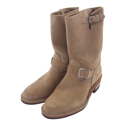 WESCO ウエスコ BE7710700 Custom Boss カスタム ボス スエード ナロー エンジニア ブーツ ライトブラウン系 8E【美品】【中古】