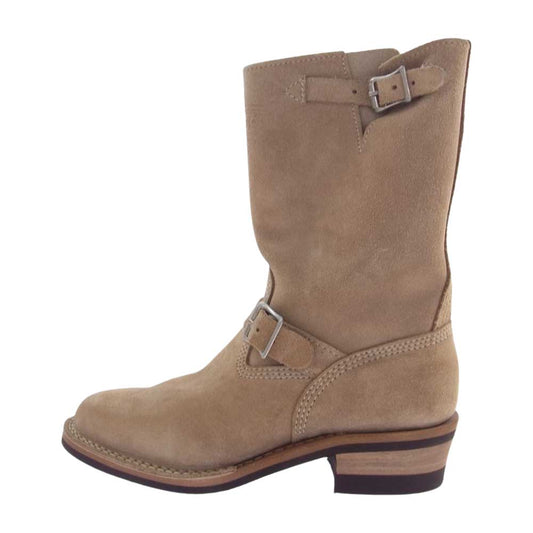 WESCO ウエスコ BE7710700 Custom Boss カスタム ボス スエード ナロー エンジニア ブーツ ライトブラウン系 8E【美品】【中古】