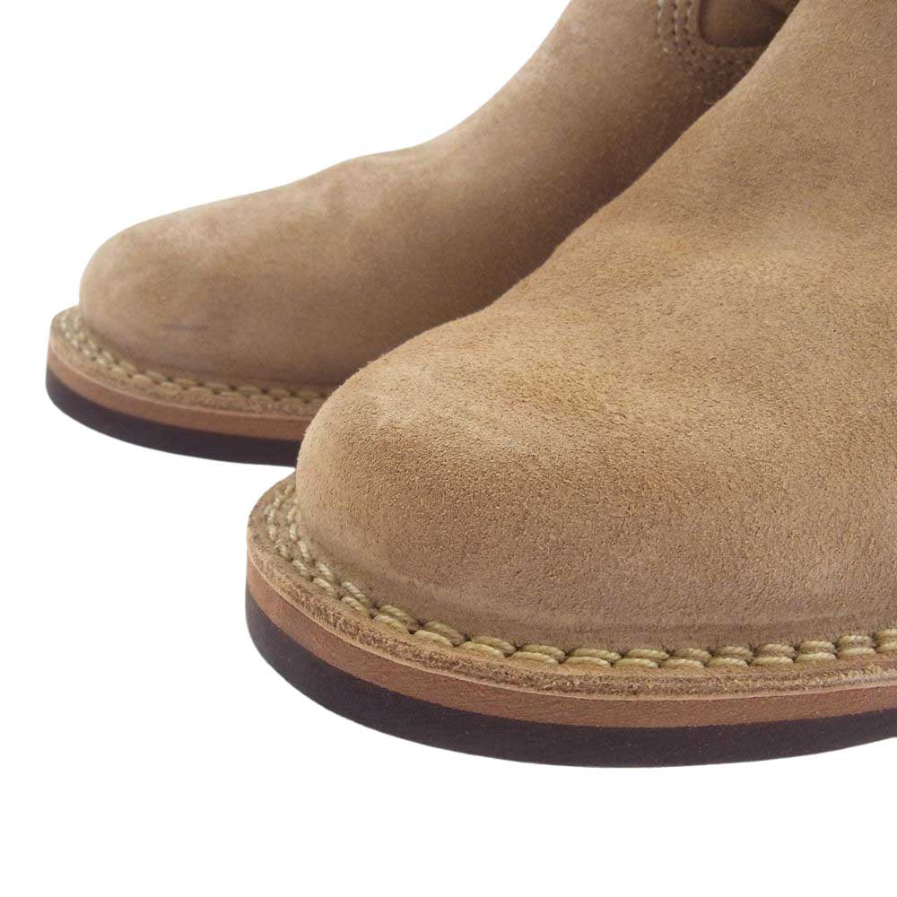 WESCO ウエスコ BE7710700 Custom Boss カスタム ボス スエード ナロー エンジニア ブーツ ライトブラウン系 8E【美品】【中古】