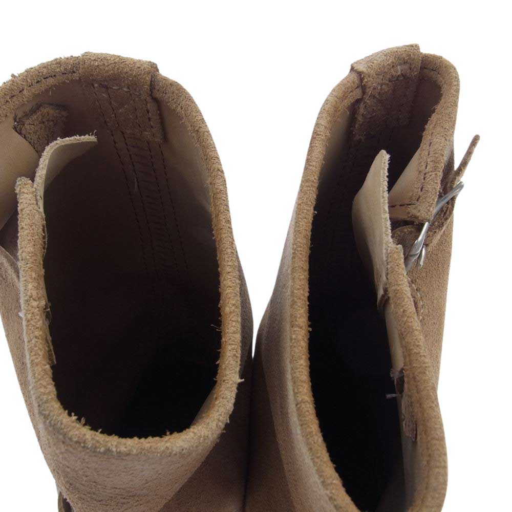 WESCO ウエスコ BE7710700 Custom Boss カスタム ボス スエード ナロー エンジニア ブーツ ライトブラウン系 8E【美品】【中古】