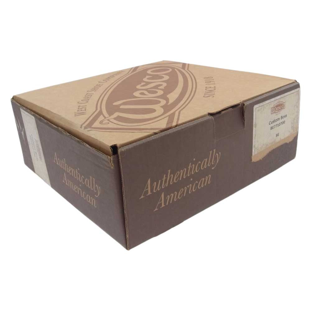 WESCO ウエスコ BE7710700 Custom Boss カスタム ボス スエード ナロー エンジニア ブーツ ライトブラウン系 8E【美品】【中古】