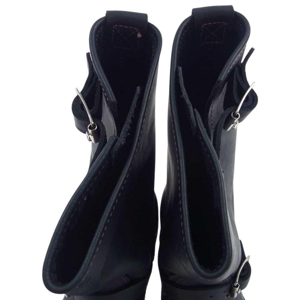 WESCO ウエスコ BK7710430 Custom Boss カスタム ボス エンジニア ブーツ ブラック系 8E【美品】【中古】